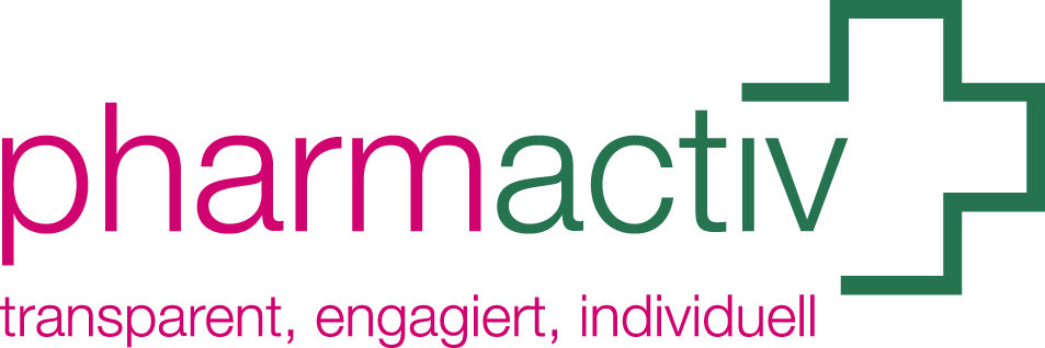 pharmactiv logo mit slogan